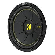 Kicker 10 Inch CompC 500 Watt 4 Ohm Single Voice Coil SVC Subwoofer | 44CWCS104