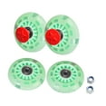 thumbnail image 2 of Colaxi Roue Pleine de Remplacement pour Chariot de Plage Remplacer Chariot Universel Roue en PU Chariot Utilitaire Extérieur Chariot Pliant de Camping Extérieur Vert, 2 of 8