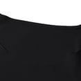 thumbnail image 5 of HOOMEUMY Men's Summer Crew Neck T-Shirt Short Sleeve Solid Color Slim Fit Tee Tops Basic Stretch T-Shirt Black M, 5 of 8