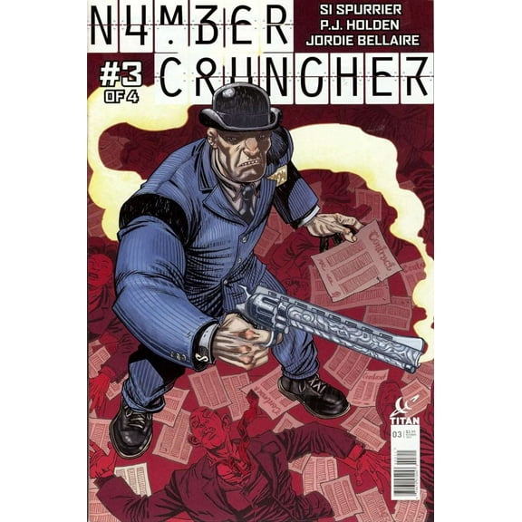 Numbercruncher #3 VF ; Titan Comic Book
