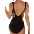 thumbnail image 2 of Women's Backless Print Siamese Swimsuit Bikini Set Beachwear S-XXL, 2 of 5