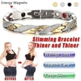 thumbnail image 4 of Pulsera Pareja Terapia Magnética Twisted Dragon Desmontable (plata/oro), 4 of 8