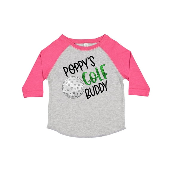 Inktastic Poppy's Golf Buddy with Golf Ball Boys or Girls Toddler T-Shirt