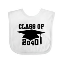 Inktastic Class of 2040 Graduation Boys or Girls Baby Bib