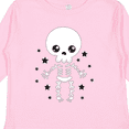 thumbnail image 4 of Inktastic Happy Halloween Spooky Skeleton and Stars Boys or Girls Long Sleeve Toddler T-Shirt, 4 of 5