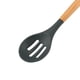 thumbnail image 4 of Cuchara ranurada Uxcell Utensilio de cocina Utensilios de silicona Gadgets de mango de madera para utensilios de cocina antiadherentes, 4 of 5