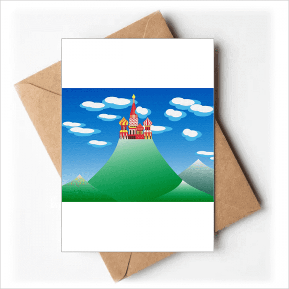 Chinese French Mountain Cloud Castle Greeting Cards You are Invited Invitations