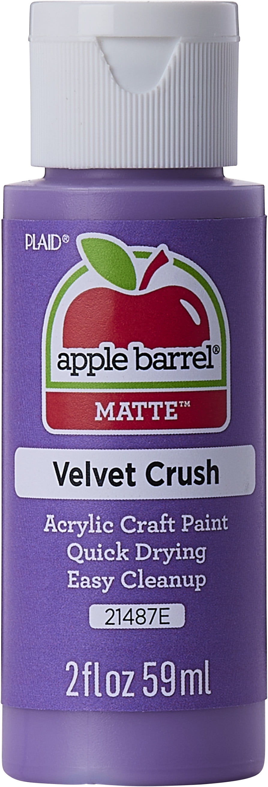 Apple Barrel Acrylic Craft Paint, Matte Finish, Purple Iris, 2 fl oz