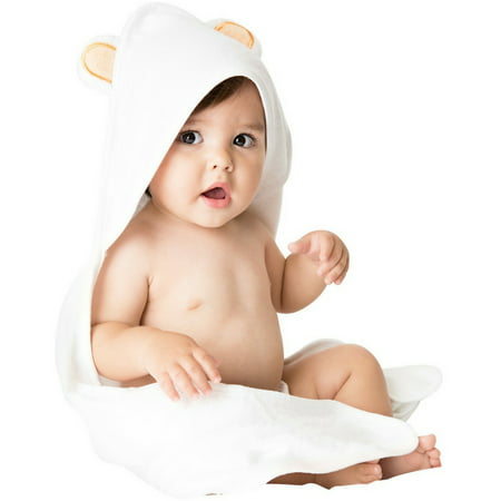 Vesta Baby Bamboo Hooded Bath Towel and Washcloth (Best Baby Bath Towels)