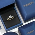 thumbnail image 4 of Gem Stone King 3.88 Cttw IGI Certified Lab Grown Diamond in 14K Two-Tone Gold  Engagement Ring for Women | Emerald Cut Center Diamond 3.00 Ct | D-E Color | VS1-VS2 Clarity, 4 of 6