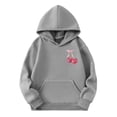 thumbnail image 5 of HCYSFG Girls Cherry Graphic Zip Up Hoodies Hooded Long Sleeve Sweatshirt Jackets Front Closure With Pockets Relaxed Fit Casual Tops, 5 of 5