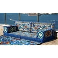 thumbnail image 3 of Royal Blue Couch Bed, Modular Sectional Sofa, Futon Mattress, Floor Cushions, Floor Seating Sofa, Sofa Diwan, Arabic Majlis, Sofa Sleeper, 3 of 3