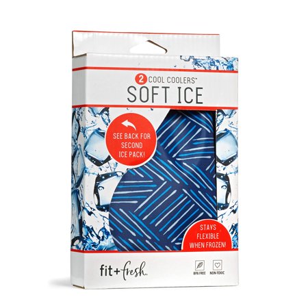 Fit & Fresh 10300FF Soft Cool, Set of 2 Flexible Ice Packs