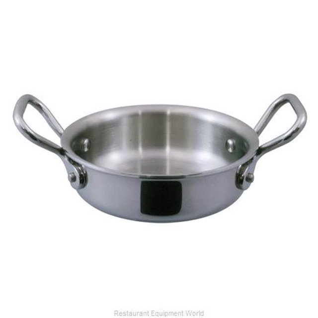 World Cuisine A1250911 4 in. dia. & 8 oz Mini Rondeau Pan without Lid