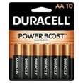 thumbnail image 3 of Duracell Coppertop Alkaline Batteries 1.5 Volt AA 10 Each (Pack of 1), 3 of 3