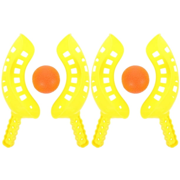 KAKOWELY 2 juegos de lanzamiento para dos jugadores, juguete para niños al aire libre para atrapar pelotas.