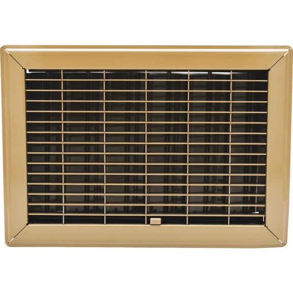 Selkirk 10 In. x 12 In. Brown Steel Floor Register 400B10X12R