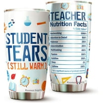 Athenstics 20 oz Printed Student Tears Stainless Steel Tumbler Glasses