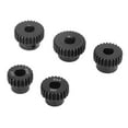 thumbnail image 1 of 48DP Pinion Gear Set, Screw Installation 5 Tooth Counts Heat Treatment Process RC Motor Pinion Gear  For RC Car Motor, 1 of 8
