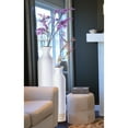 thumbnail image 2 of Set of 2 Elegant Black Cylinder Shaped Tall Spun Bamboo Floor Vases, Embellished with a Glossy Lacquer, and Enhanced with Natural Bamboo Finish - Stylish Home Decor, Heights of 31 and 23.5 Inches, 2 of 5
