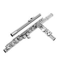 thumbnail image 3 of Dcenta 16 Keys Closed Hole Flute with Cleaning Kit, Carrying Case, & Screwdriver, White copper, 3 of 10