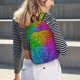 thumbnail image 5 of Easygdp Colorful Glitter Mochila de Lona Resistente para Laptop, Compatible con Laptops de 15 a 17 pulgadas, Ideal para Escuela, Trabajo y Viajes-Small, 5 of 5