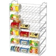 thumbnail image 6 of Stackable Can Rack Organizer, Chrome Finish, Holds Up to 36 Cans, Spacious & Adjustable Kitchen Pantry Storage, 6 of 6