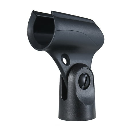 - M-7 Plastic Mic Clip Wireless Microphone Holder φ22mm Adjustable Tilting Angle for All 22mm Diameter Handheld Transmitters Microphones