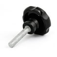 thumbnail image 2 of Uxcell M10 Thread Black Head Metal Clamping Star Screw On Knob Grip 85mm Height (1-pack), 2 of 2