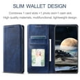 thumbnail image 6 of TECH CIRCLE Case For Galaxy S23 FE Case, Slim PU Leather Flip Folio Case Card Holders Kickstand Magnetic Shockproof Protective TPU Inner Wallet Cover for Samsung Galaxy S23 FE 6.4" 2023,Blue, 6 of 7