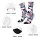 thumbnail image 5 of Balery Plaid Flamingo Calcetas Largas con Estampado para Hombre y Mujer – Suaves y Transpirables, Talla Única (US 5-11), 5 of 6