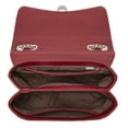 thumbnail image 4 of Montana West Quilted Crossbody Bag for Women Small Clutch Purse with Silver Chain, Burgundy, 4 of 7