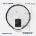 thumbnail image 2 of YETI Rambler 34 oz Twist-To-Lock MagSlider Accessory Lid, Fits 34 oz French Press Pitcher (Lid Only), 2 of 4