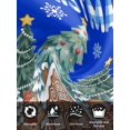 thumbnail image 7 of Gingerbread Christmas Cloth Napkins Set of 4 Reusable Dinner Napkins, Xmas Tree Snowflake Blue Cocktail Napkin Washable Table Napkins for Wedding/Holiday Party/Baby Shower 20"x20", 7 of 7