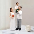 thumbnail image 2 of Willow Tree Style Family Figurines Resin Statues – Hand-Painted Home Decor for Living Room, Heartwarming Gifts for Parents & Anniversaries, 2 of 6