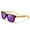 Black&Purple, variant on Vintage Classic Stylish Wood Wooden Bamboo Eyewear Unisex Mens Womens Retro Sunglasses (Black&Grey)