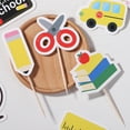 thumbnail image 2 of STOBOK 18Pcs Lovely Cake Topper Back to School Party Cake Topper Decoration Desserts Topper Decoration, 2 of 6