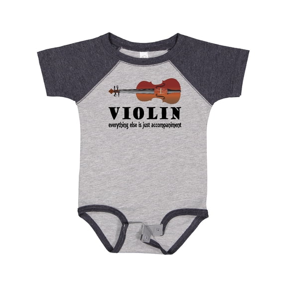 Inktastic Violin Humor Music Boys or Girls Baby Bodysuit