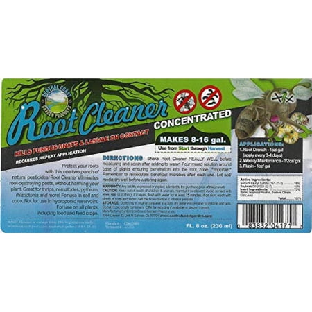 Root Cleaner Root Cleaner - Soil Gnat, Fungus and Pathogen Killer (8 Ounce ...