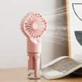 thumbnail image 4 of Mini USB Handheld Fan: Set Of 2 Battery Pocket Fans With Mist Spray Function 20ml Water Tank (Mini Fan Humidifier Mini Water Spray Fan Table Fan),pink ,1PC, 4 of 4