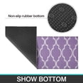 thumbnail image 6 of Purple Geometric Quatrefoil Pattern Kitchen Rugs Sets Of 2,Anti Fatigue Kitchen Mat Rugs Non Slip Washable,Decorative Kitchen Floor Mats for Kitchen,Sink,Laundry,17"x30"+17"x47", 6 of 7