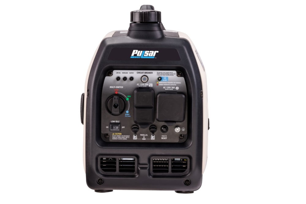 Pulsar 4000-Watt Super Quiet Gas Powered Inverter Generator with CO Sentry
