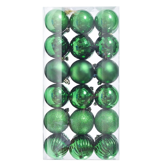 CEHVOM 36PCS Christmas Xmas Tree Ball Bauble Hanging Home Party Ornament Decor 3CM Clearance