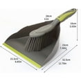 thumbnail image 6 of Dust pan Broom Dustpan Brush - Dust Pans with Brush, Hand Broom and Dustpan Set, Dustpan and Brush Set, Handheld Broom and Dustpan Set, Dustpan are Used to Clean, Floors, Tables, Animal Cages (3pcs), 6 of 9