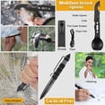 thumbnail image 4 of Kit de supervivencia, regalos para hombres, papá, marido, equipo y equipo de supervivencia de emergencia 19 en 1, pesca, caza, cumpleaños para hombres, accesorios para acampar, artilugio genial, eleme, 4 of 5