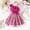 Hot Pink, variant on Qingpeng Girls One Shoulder Dress Ruffles Sleeveless Flowy Party Dresses for Kids 2-8Y