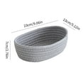 thumbnail image 2 of Woven Rope Storage Basket Baskets to Store Organize Household Items Durable Cotton Rope Baskets for Organizing, 2 of 14