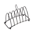 thumbnail image 3 of Lipstore Breakfast Toast Rack Baking Shelf with Ball Feet and Handle Bread Loaf Stand Black, 3 of 8