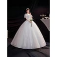 thumbnail image 5 of Wedding dress with train, simple princess style, 5 of 6