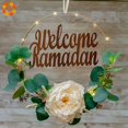 thumbnail image 2 of Guirnalda de ratán Natural para fiesta, decoración de fiesta de Eid Mubarak, Ramadán, Kareem, Festival islámico musulmán, DIY, 1 Juego, 2 of 4